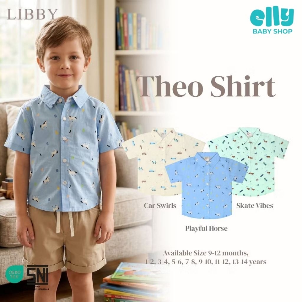 Libby Theo Shirt - Baju Anak Laki Laki