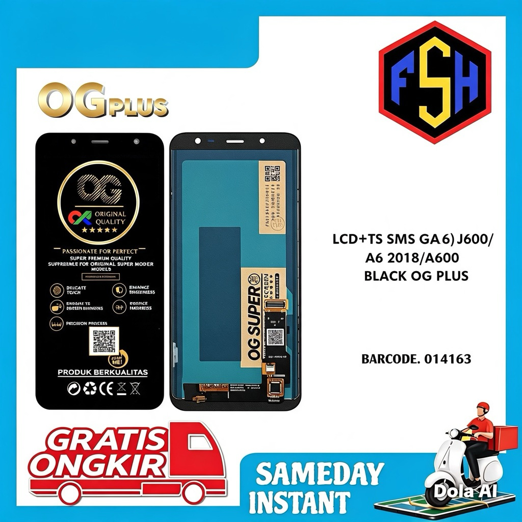 LCD TOUCHSCREEN SAMSUNG J600/SAMSUNG J6 ORIGINAL OG PLUS