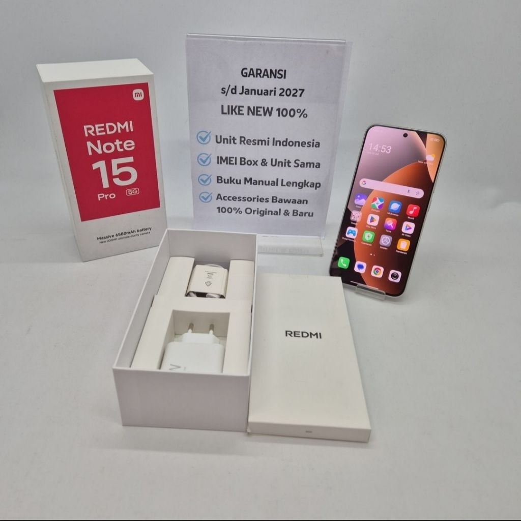 Xiaomi redmi note 15 pro 12/512 Garansi Resmi BNOB