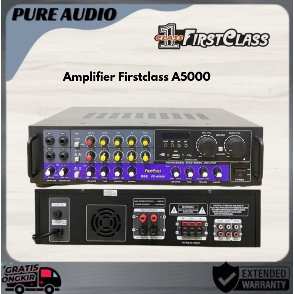 AMPLIFIER FIRSTCLASS FC A-5000 AMPLIFIER FIRSTCLASS FC-A222R