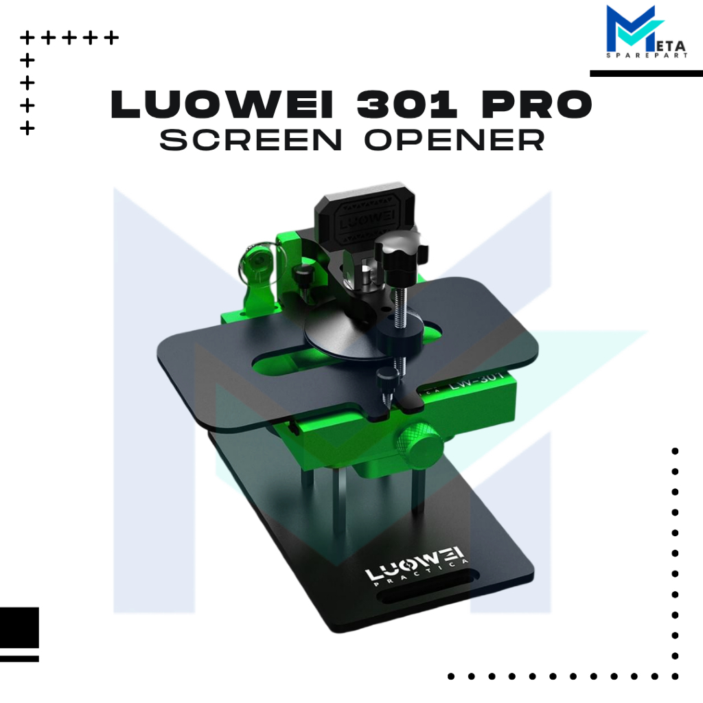 LUOWEI LW 301 PRO 4IN1 MOBILE PHONE SCREEN SEPARATION FIXTURE WITH SIDE HANGING SUCTION CUP / SCREEN