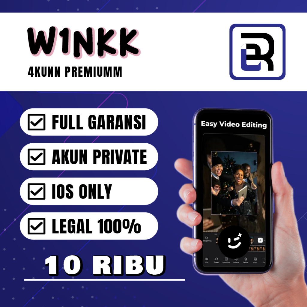 WINK PREMIUM VIP+ iOS iPhone 1 TAHUN FULL GARANSI READY