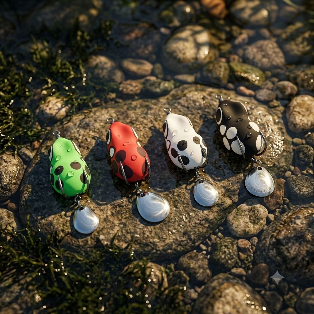 Soft Frog 3cm Umpan Casting Gabus Toman Umpan Pancing