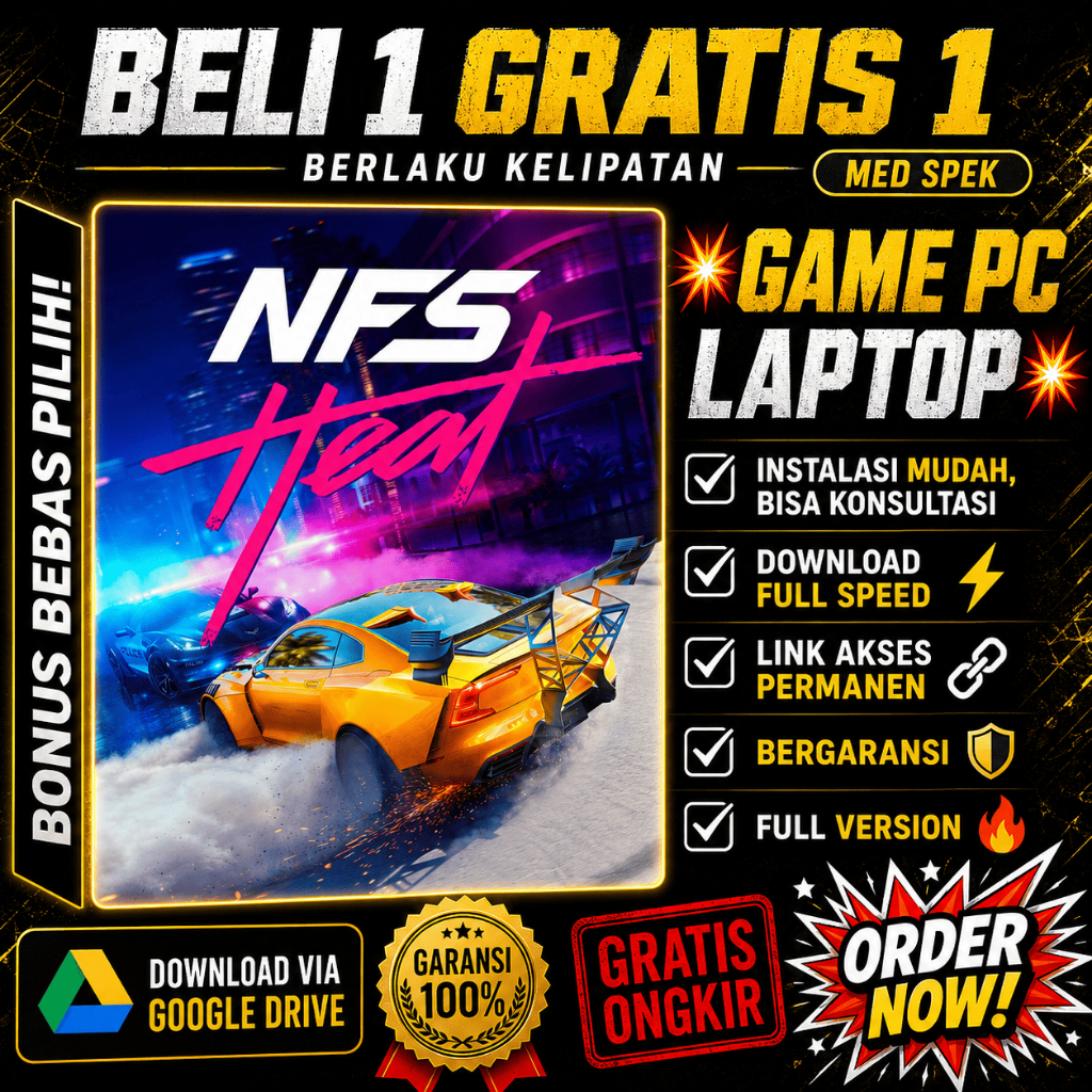 Need For Speed Heat 2019 | Include DLC Original STEAM | Anti Bajakan