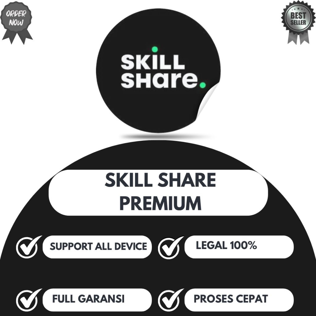 Skillshare Premium 1 Bulan Private Bergaransi