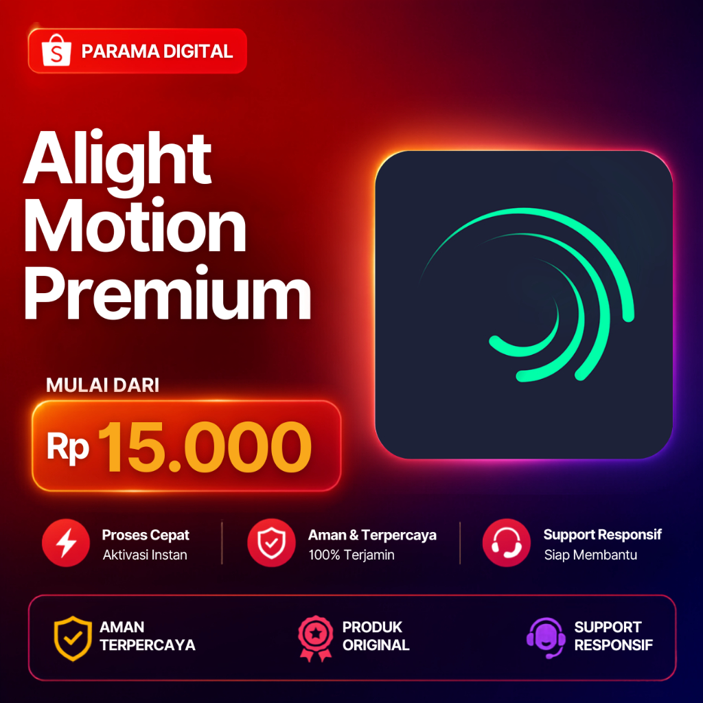 Alight Motion Pro Premium - Durasi Full 1 Bulan - Support XML & No Watermark