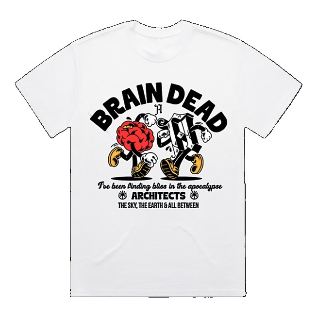 ARCHITECTS BRAIN DEAD TAG AS COLOUR SIZE XL T SHIRT