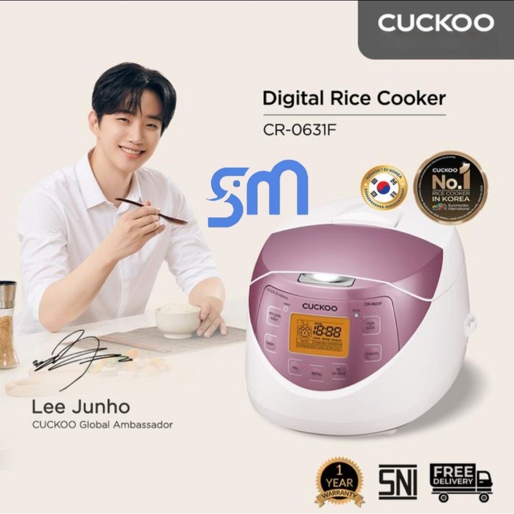 Rice cooker Cuckoo 1 Liter CR-0631F Digital Magic com CR0631F