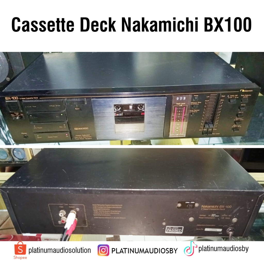 Cassette Deck Nakamichi BX100