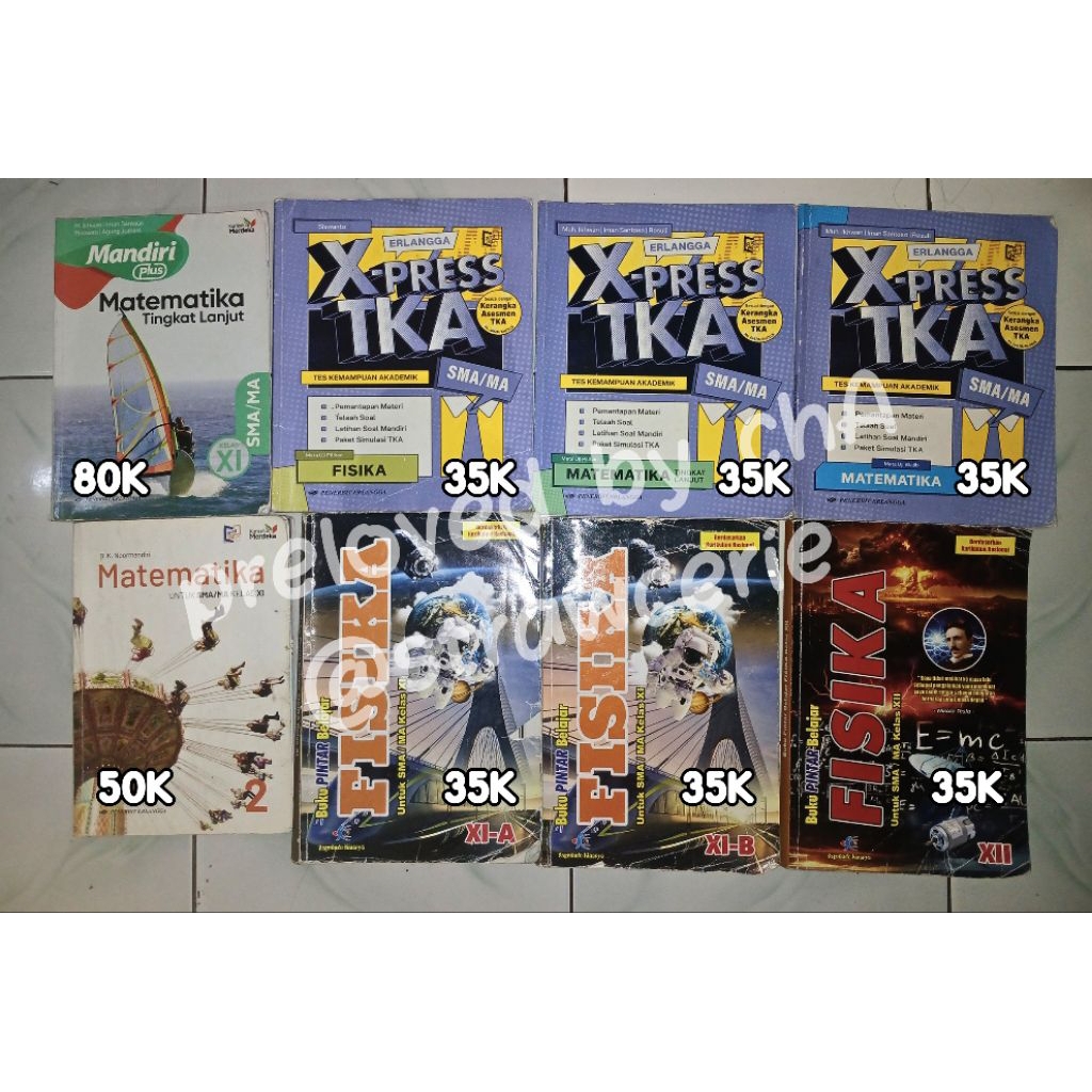 Preloved Buku SMA