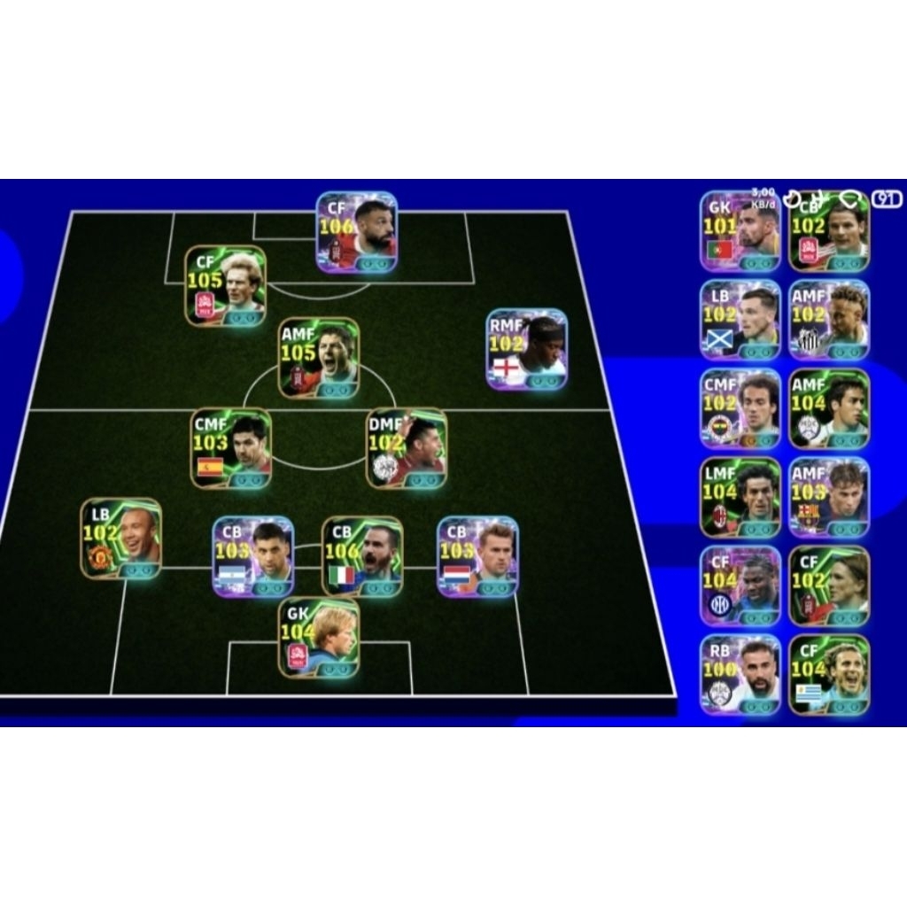AKUN EPIC/BIGTIME EFOOTBALL MOBILE (SULTAN)