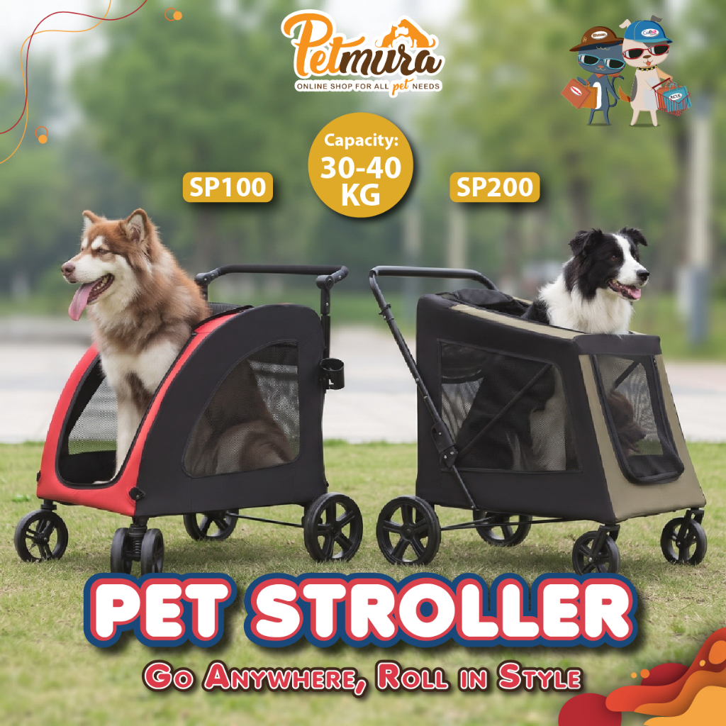 PET STROLLER || STROLLER ANABUL || STROLLER ANJING BESAR || Large Dog Pet Stroller || SP100 || SP200