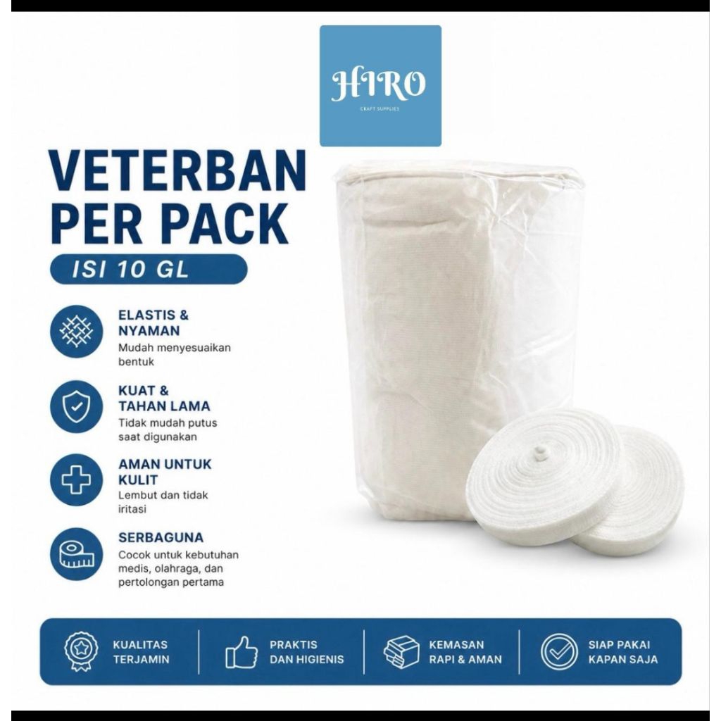 veterban tali gulung/veterban tali gulung per pack isi 10pcs