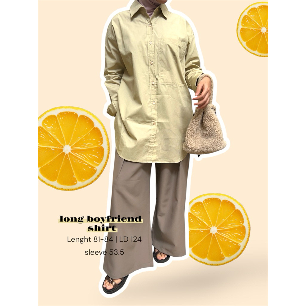Kemeja boyfriend katun zara oversized kemeja katun oversized nyaman