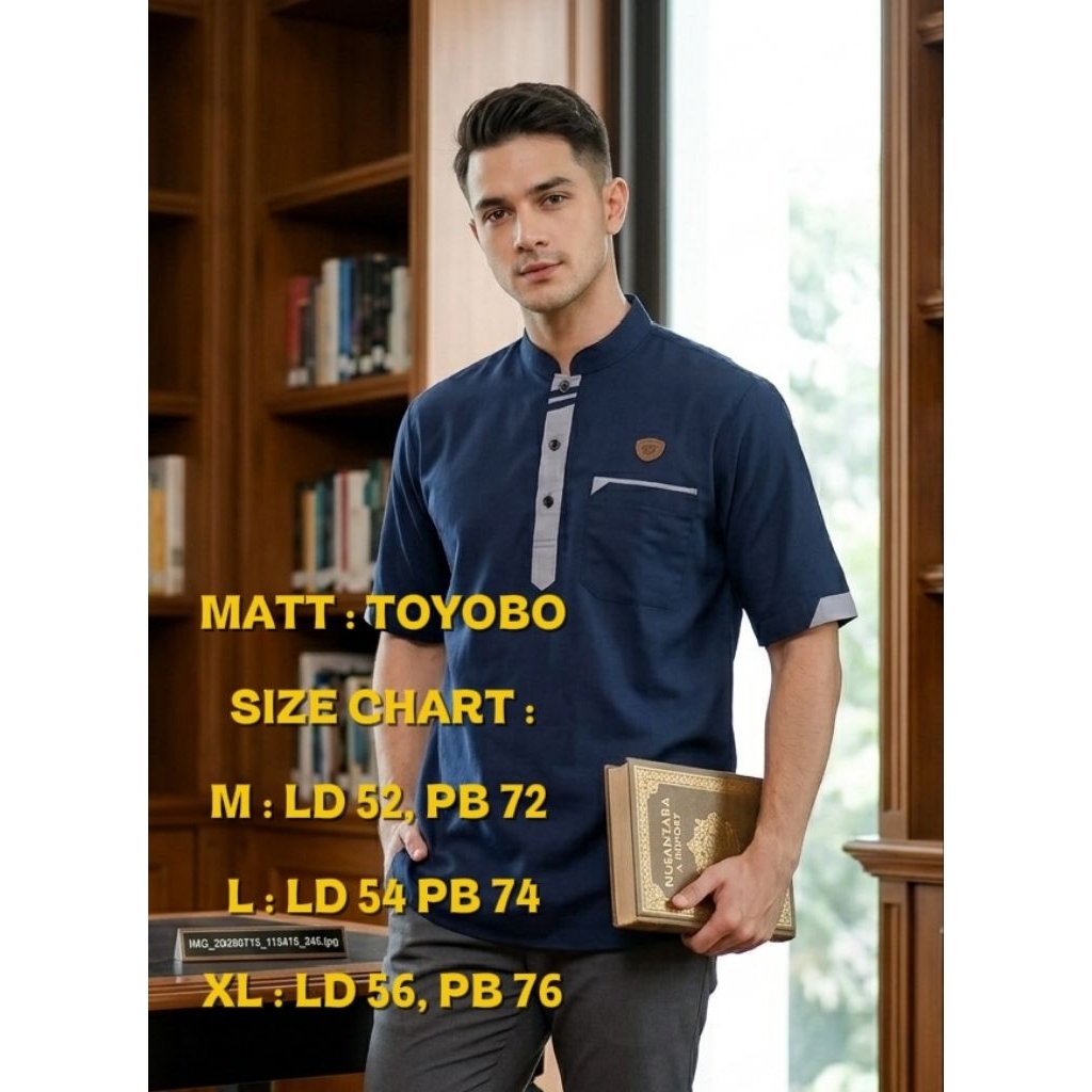 Baju Koko Pria Muslim  Desain Mewah dan Elegan dan Berkharisma
