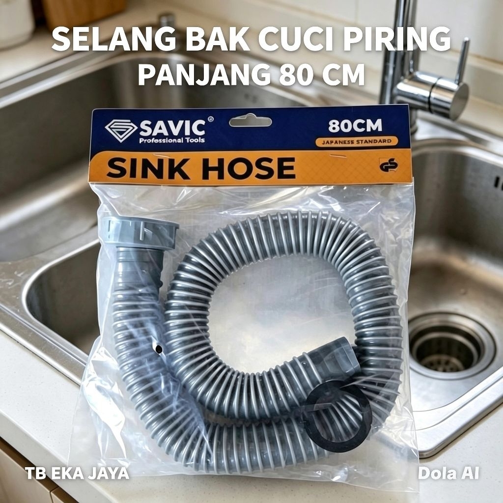 Selang Bak Cuci Piring Selang BCP Sink Hose SAVIC 1 Lubang