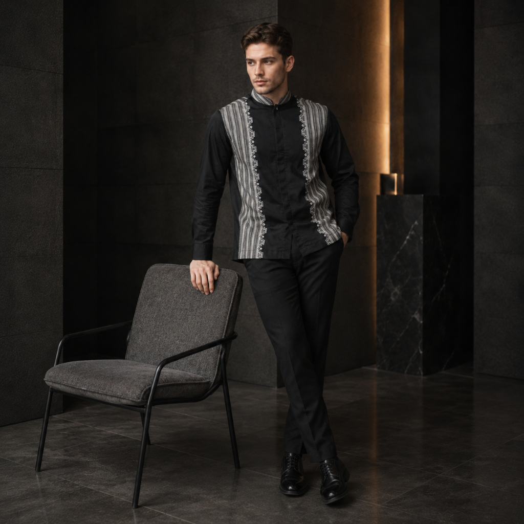 Shafira | Caspian Menswear | Koko Tangan Panjang Pria Premium