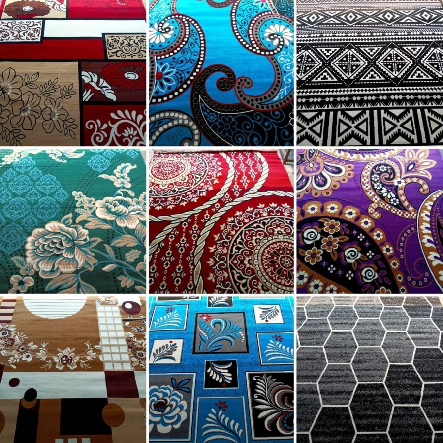 [MODERNO Carpet] Karpet Permadani Karpet Lantai Motif Modern Ukuran 115 x 155 Cm