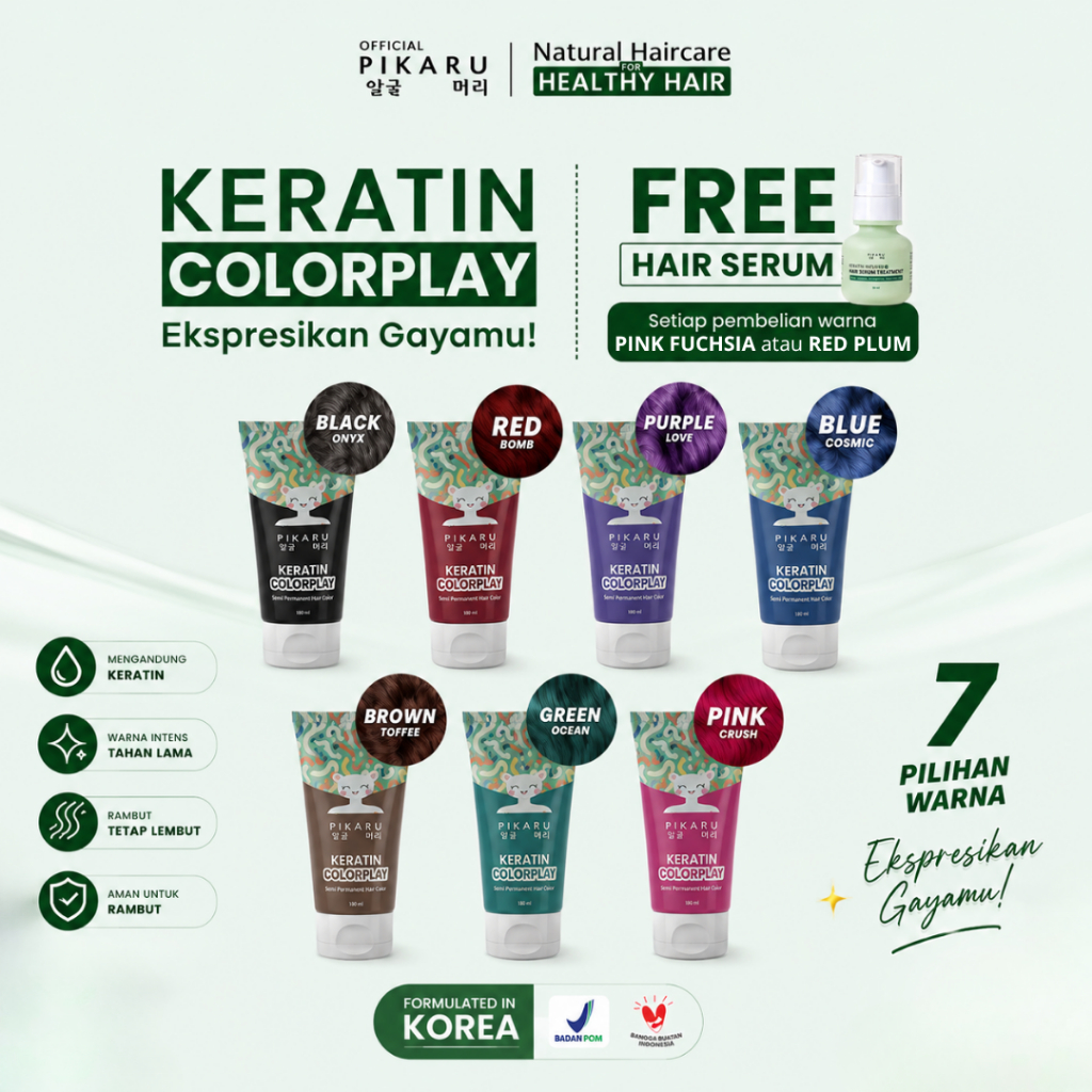 PIKARU Keratin Hair Color Play