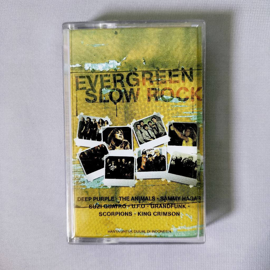 Kaset V/A (Deep Purple, Scorpions, King Crimson, etc) - Evergreen Slow Rock