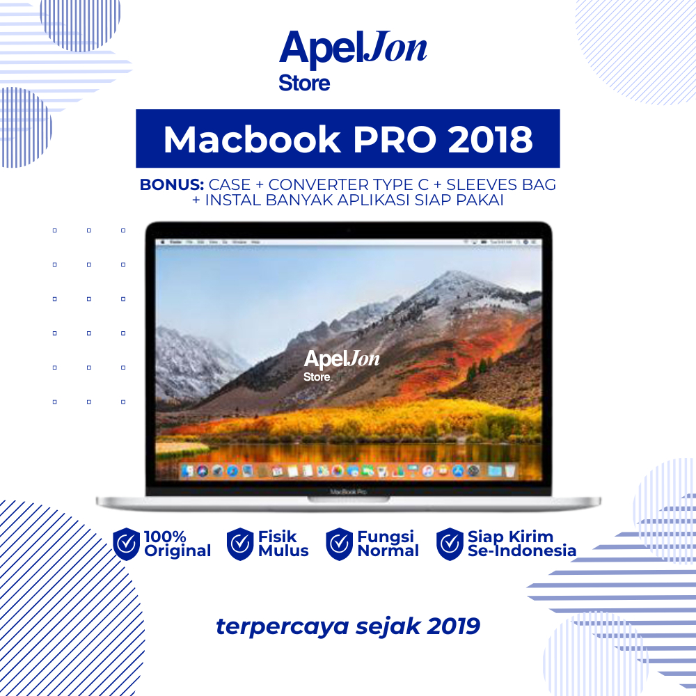 Macbook Pro 2018 Second Like New Berkualitas & Bergaransi hanya di ApelJon Store