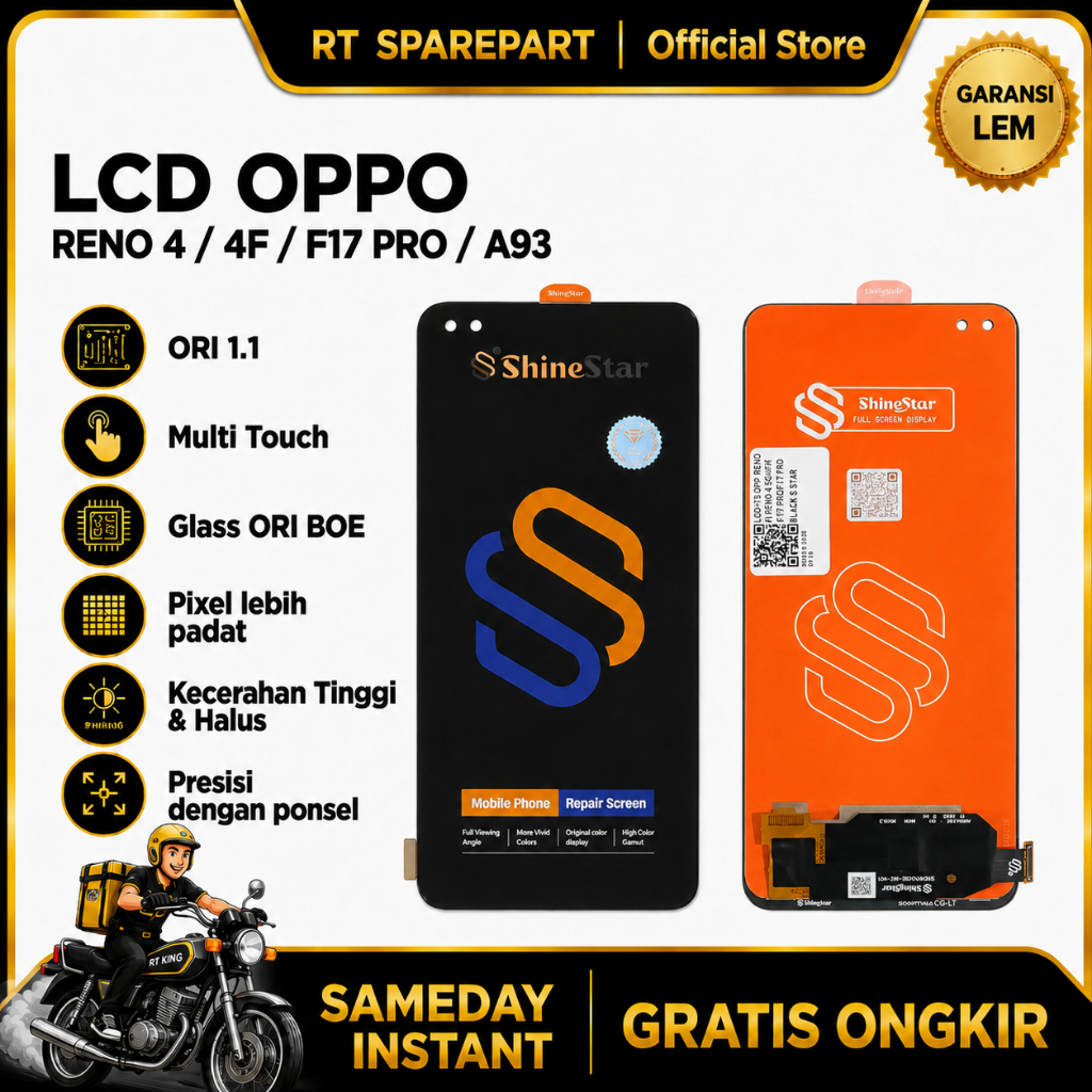 LCD TOUCHSCREEN OPPO RENO 4 / A93 4G / RENO 4 4G / RENO 4 5G / RENO 4F / RENO 4 LITE