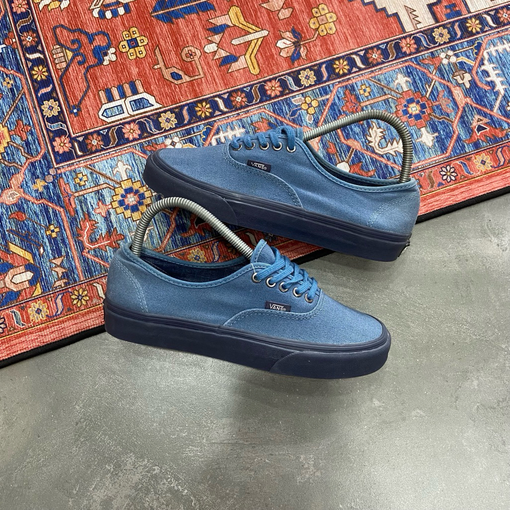 [Size 38.5] Rare Vans Authentic C&D ‘Blue Ashes’ (VN0A38EMMOK) Second Original Kondisi Mulus No Minu