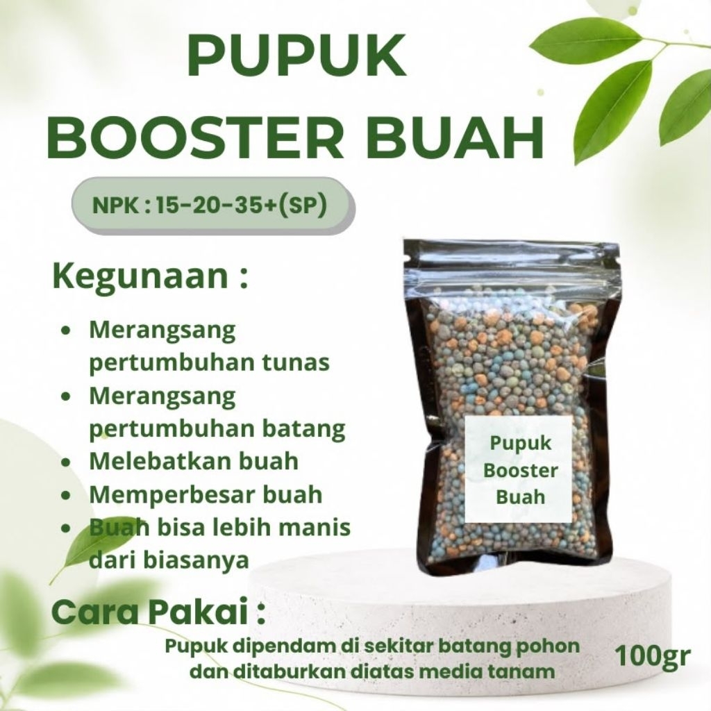 100gr-pupuk npk booster aneka buah-pupuk pembungaan dan pembuahan