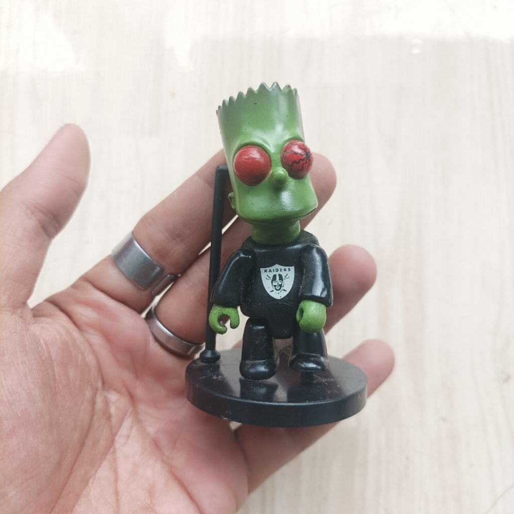Original Matt Groening Bart Simpson Zombie Frankenstein Mainan Action Figure