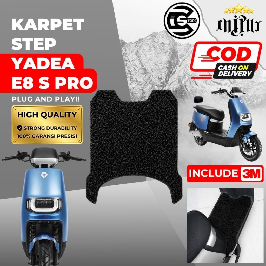 Karpet motor listrik Yadea E8S Pro / karpet Yadea E8 S Pro / Karpet Motor Yadea