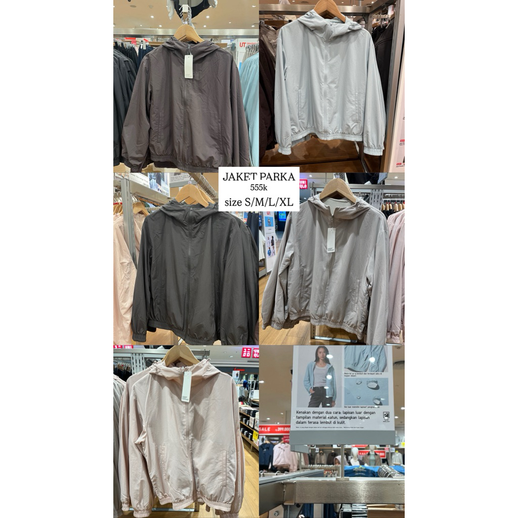 jastip jacket parka uniqlo