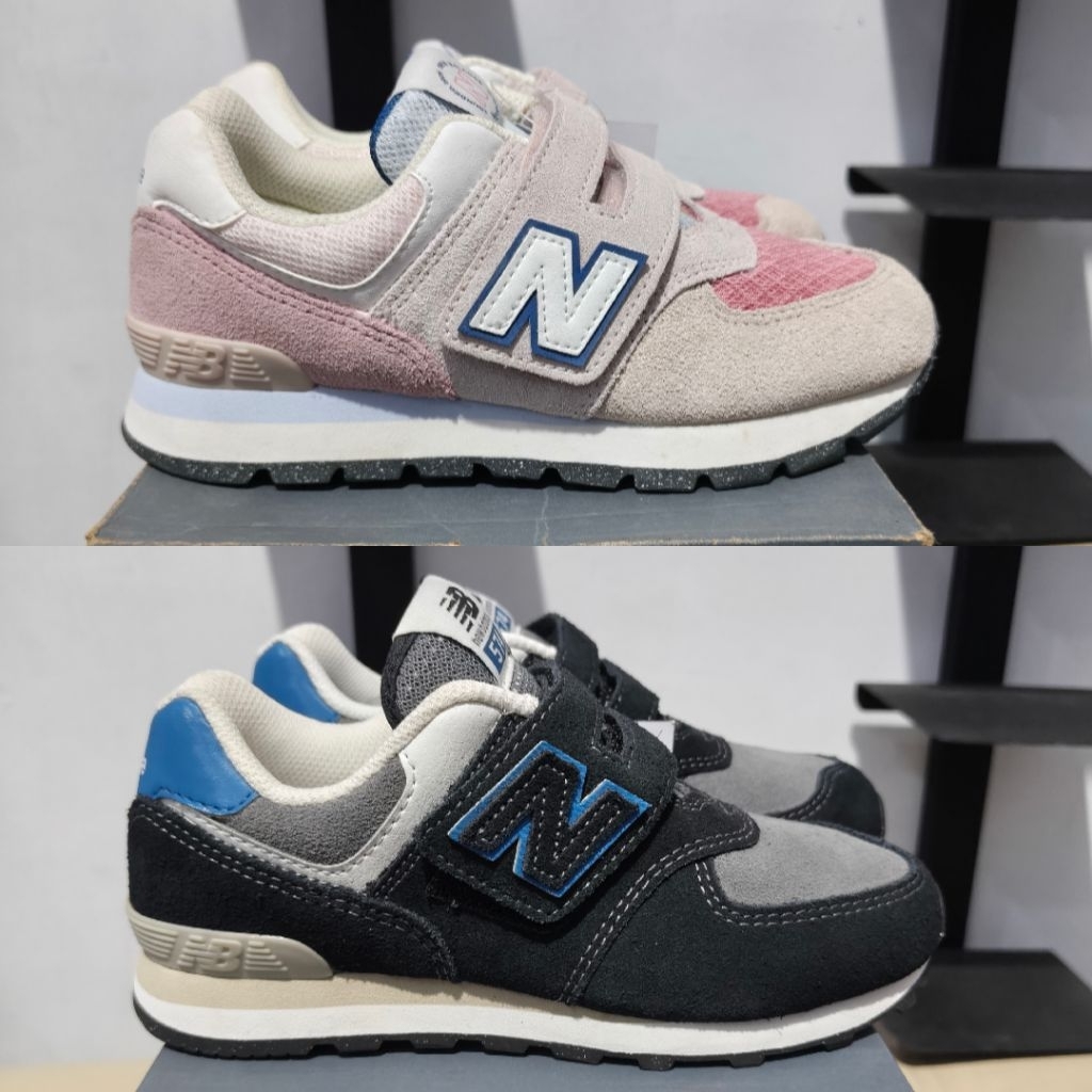 SEPATU KIDS LifeStyle NB 574 blk/pnk - design keren dan nyaman