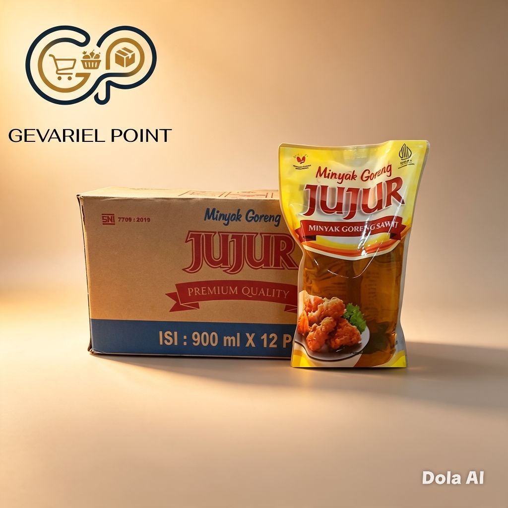 Minyak Goreng Jujur [Varian 12x1L / 6x2L] - Kualitas Terjamin, Harga Bersahabat