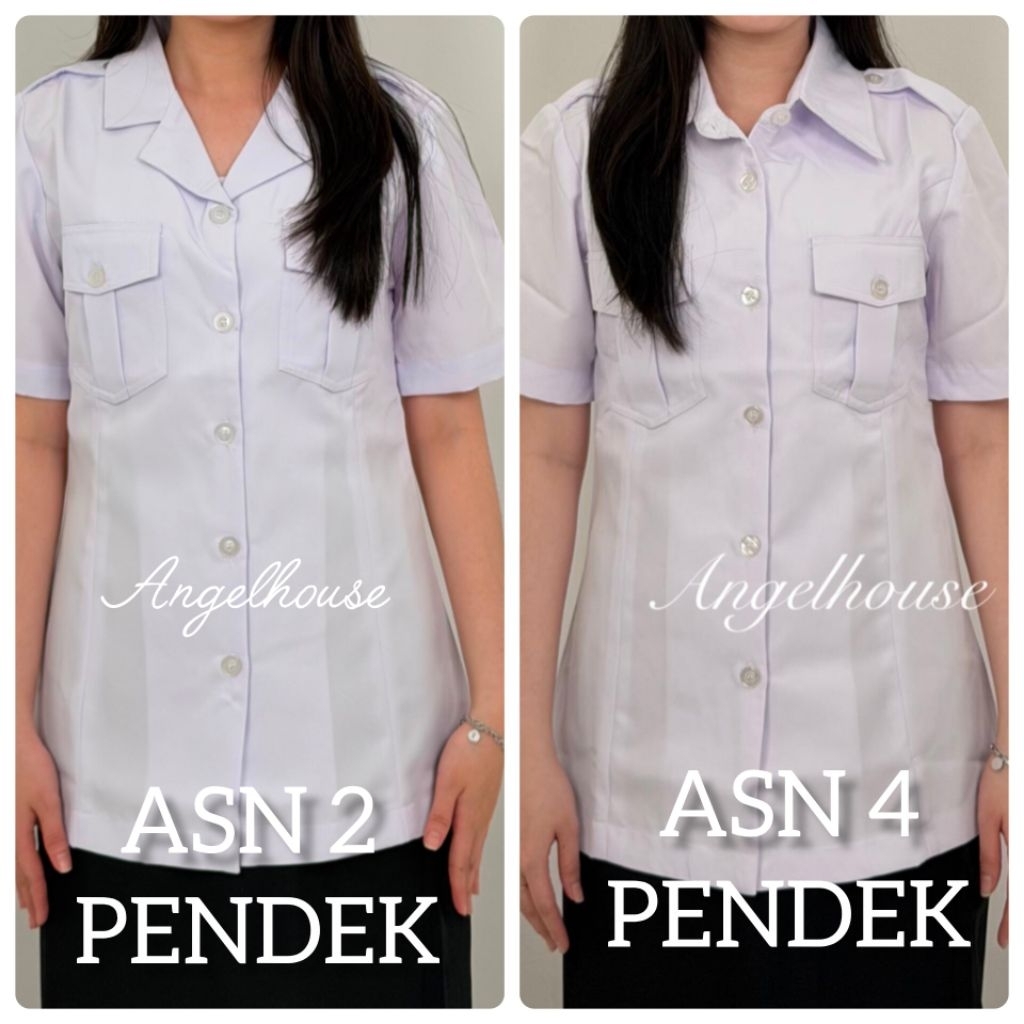BAJU PNS / ASN PUTIH/ SERAGAM KERJA