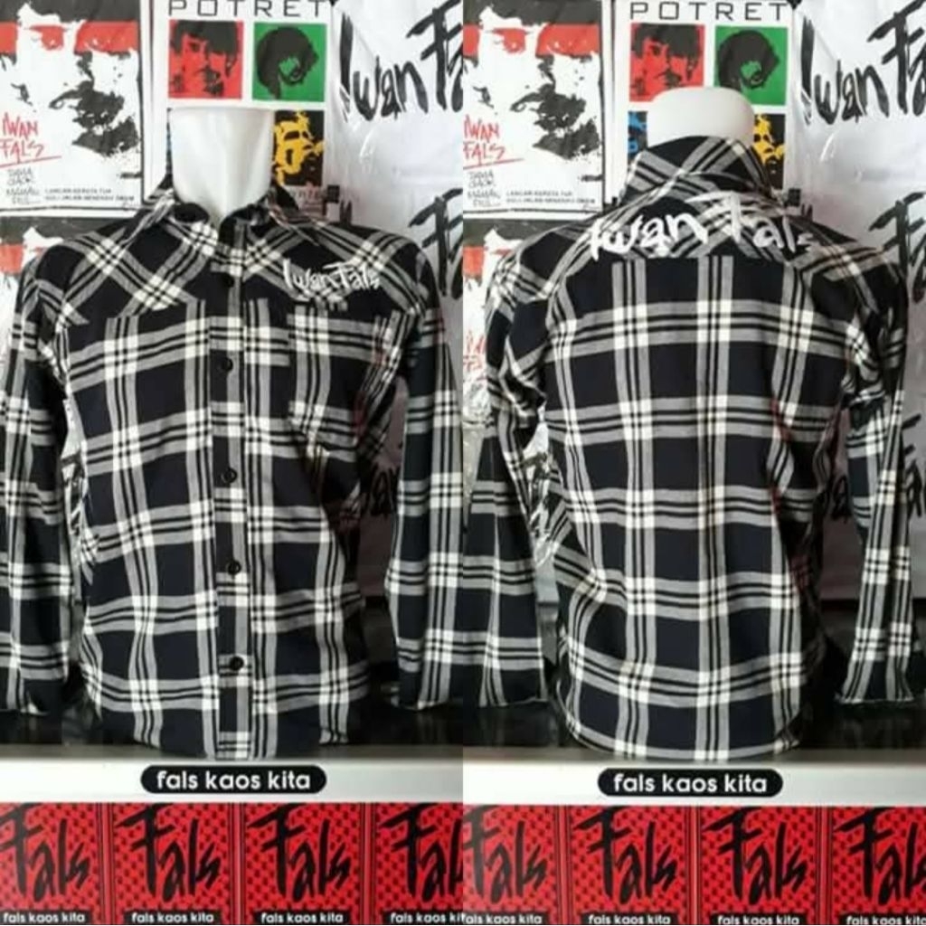 kemeja oi sopan iwan fals Oi iwan fals baju iwan fals hem iwan fals Oi PDL iwan fals flanel iwan fal