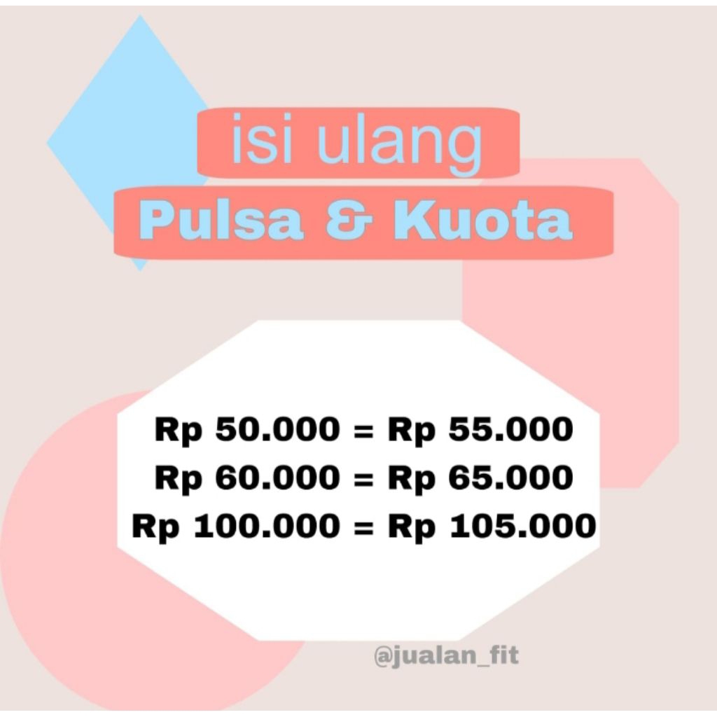 pulsa kuota by u