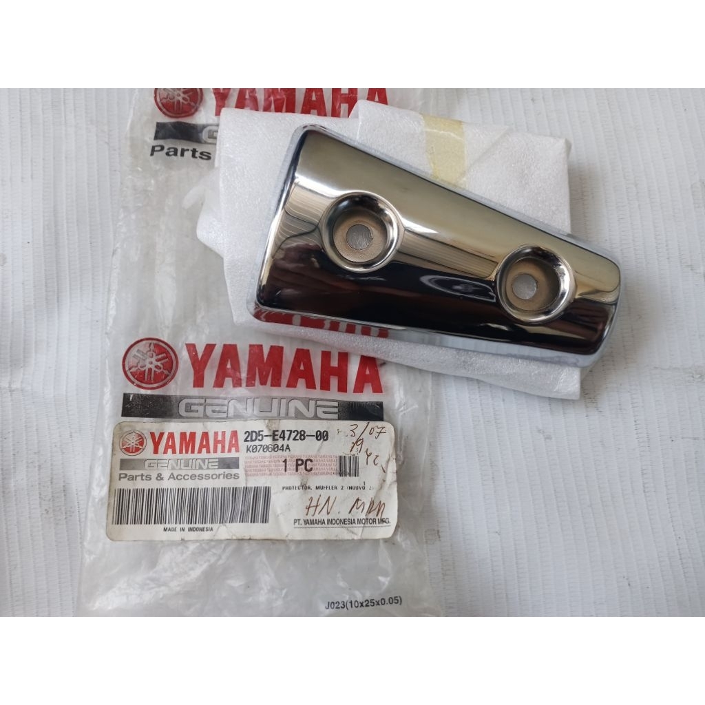 Tameng Pelindung Knalpot Bawah Yamaha NOUVO Z Original baru YGP 2D5-E4728-00