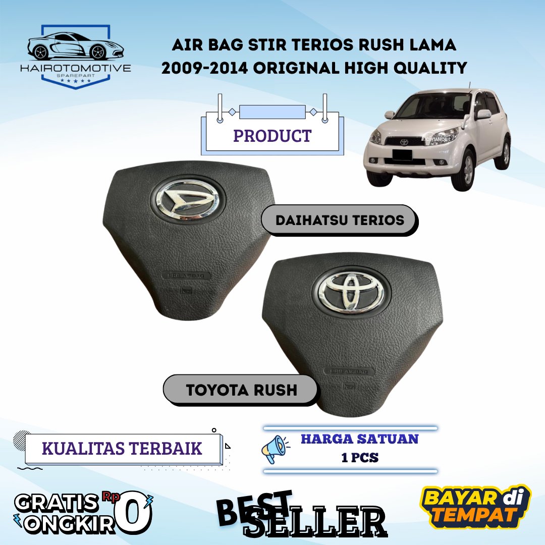 Air Bag Stir Terios Rush Lama 2009-2014 Original