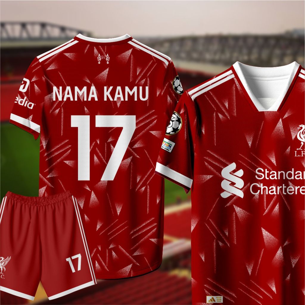 JERSEY LIVERPOOL MERAH  HOME 2026 2027 FULL PATCH GRATIS PASANG NAMA + NOMOR