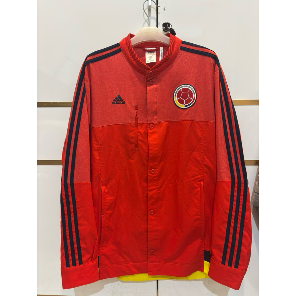 Jaket tracktop Adidas Colombia National Team Anthem Jacket World Cup 2014