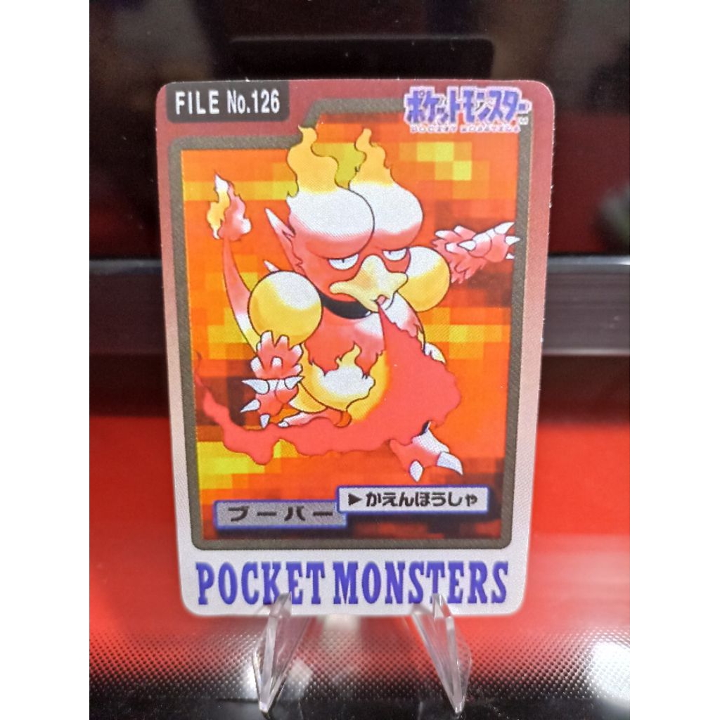 Kartu Pokemon Magmar vintage Carddass 1997
