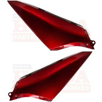 Cover Set Samping Merah Honda Supra X 125 - 64370KTM850CSR - 64380KTM850CSR - COVER SET, R./L. SIDE 
