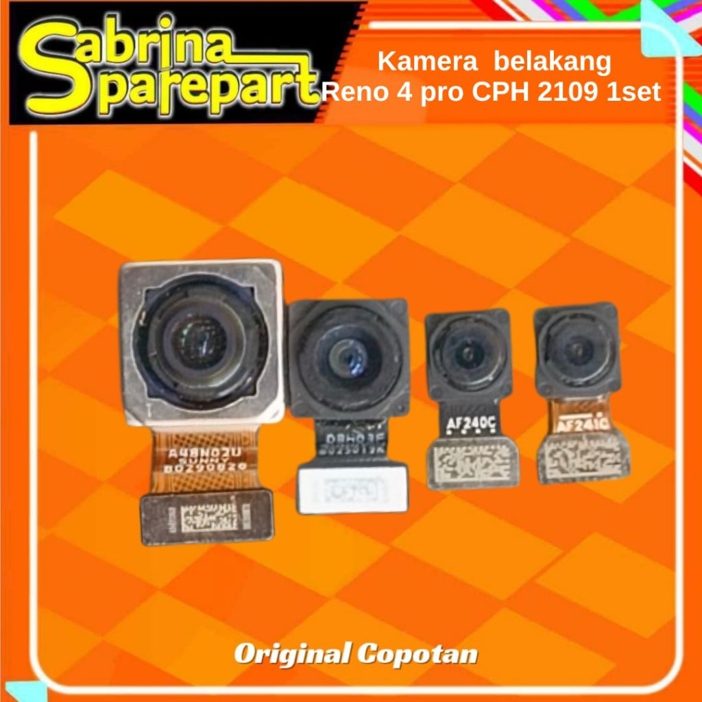 kamera Belakang Reno 4 Pro CPH2109 1Set Original Second Copotan