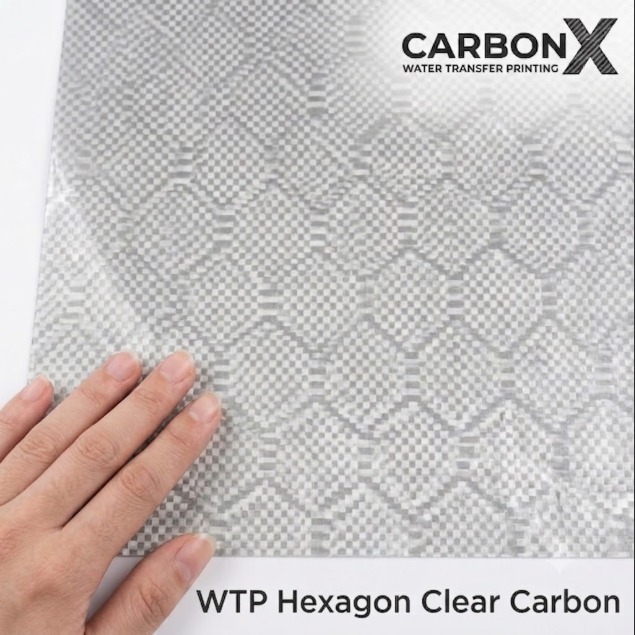 CARBONX WTP HEXAGONAL CLEAR CARBON 50CM / KARBON CELUP HEXAGON TRANSPARAN