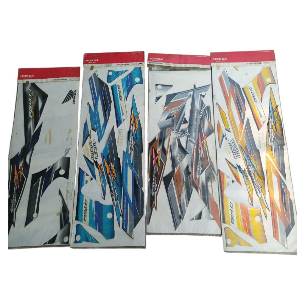 striping supra x 125x supra x 125d original AHM striping supra x 125 ori ahm