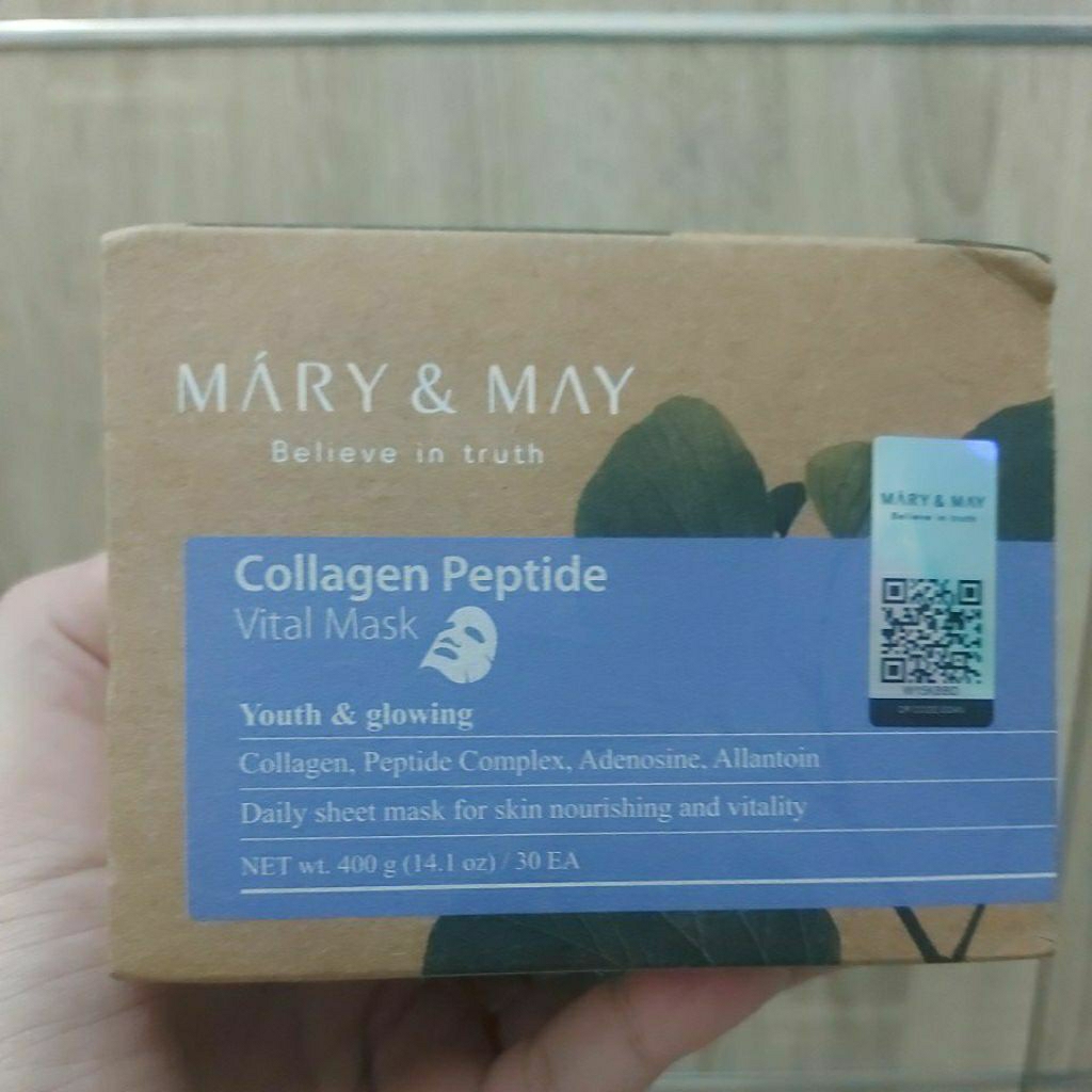 MARY & MAY COLLAGEN PEPTIDE VITAL MASK