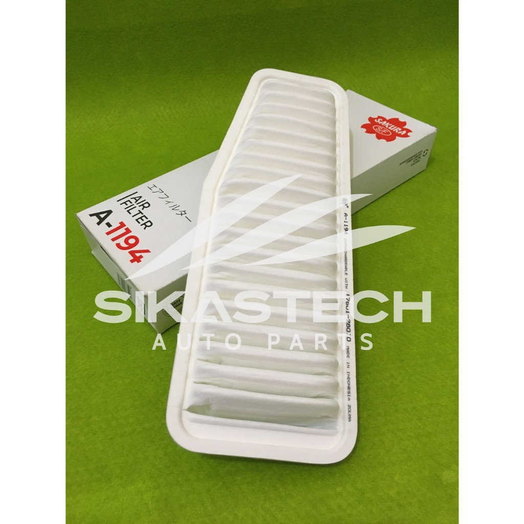 17801-28010 AIR FILTER / SARINGAN UDARA TOYOTA 1AZ-FE RAV4 GEN-2 2.0 2001-2005 2AZ-FE ALPHARD 2.4 20