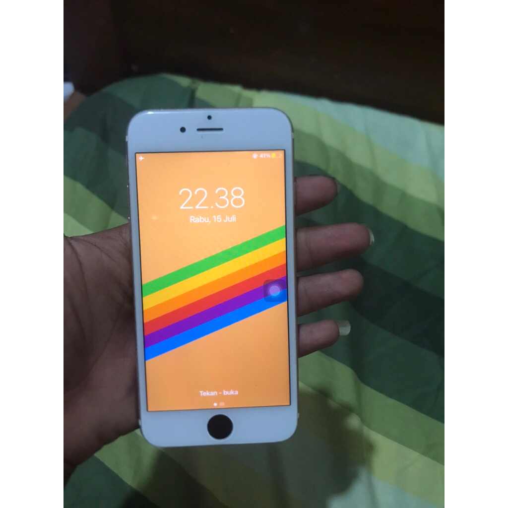 iPhone 6s Inter Pink 16GB Second Original 100% Murah Bagus Bypass WiFi Only