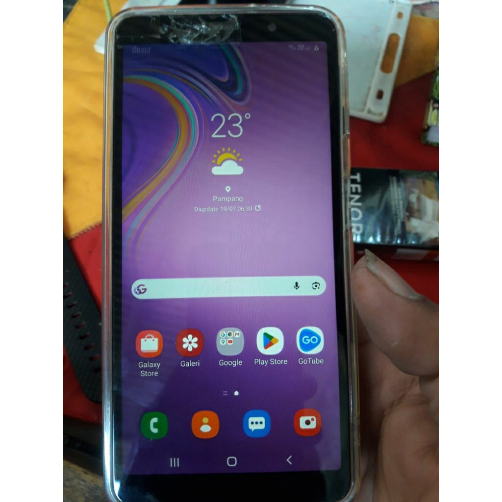 Samsung bekas second minus samsung A7 2018