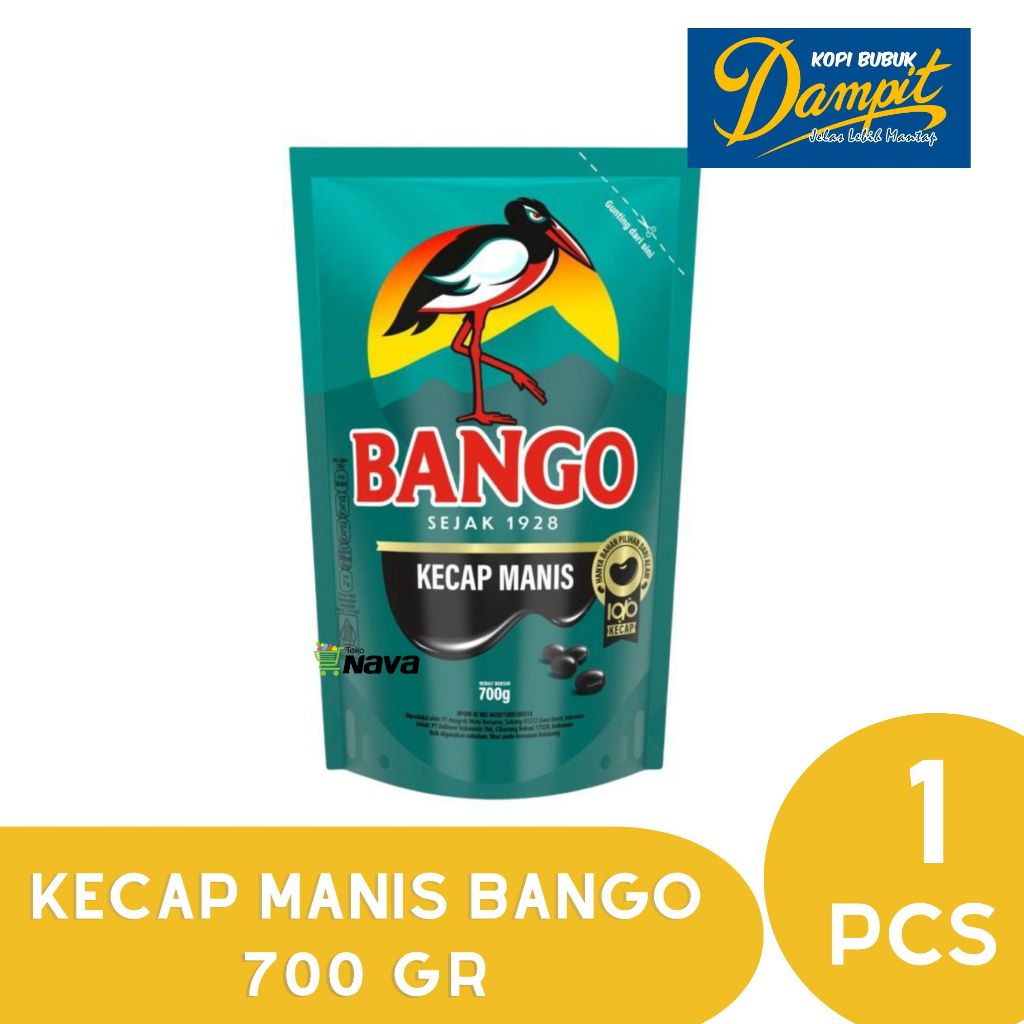Kecap Manis Bango 700 gr Pouch / Bango Kecap Manis / Kecap Bango Pouch